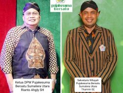 Duet Anto Genk dan Thamrin Pimpin Ketua DPP Pujakesuma Bersatu Sumut, Ketum DPP Pujakesuma Bersatu H Santoso:  Monggo Sedulur Kuatkan Barisan