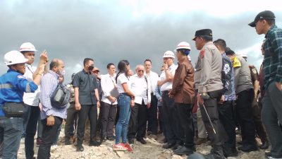 Menko Marvest RI dan Kapolda Sumut Tinjau Progres Pembangunan Balap Speed Boad F1H20 di Danau Toba