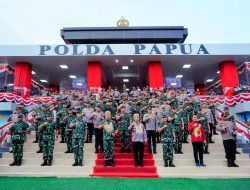 Panglima TNI dan Kepala Staf Resmikan Gedung Baru Polda Papua, Kapolri : Wujud Sinergitas Makin Kokoh