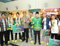 Raih Juara Umum Lima Besar Porseni PWNU di Solo, Polda Sumut Sambut Kontingen di Kualanamu