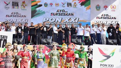 Menpora RI Zainudin Amali Launching Maskot, Logo dan Tagline PON XXI/2024 Aceh-Sumut,Gubernur Sumut Edy Rahmayadi Ajak Seluruh Rakyat Sumut Jadi Tuan Rumah yang Baik