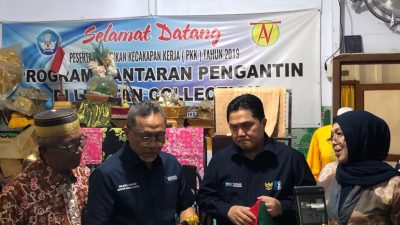Menteri Perdagangan dan Menteri BUMN RI Kunjungi Galeri UMKM di Kota Binjai, Mendag Minta Penguatan Ekonomi dan Kendalikan Inflasi di Daerah