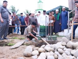 Wali Kota Binjai Letakkan Batu Pertama Pembangunan Masjid Nurul Iman