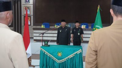 Plt Bupati Langkat H Syah Afandin, SH Lantik 8 Pejabat Eselon II, Ingatkan Tiga Peran yang Melekat pada Diri Seorang Pemimpin