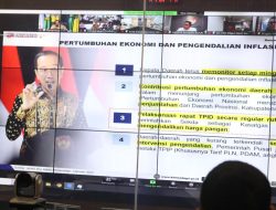 Rakor Inflasi Virtual di Binjai:  Mendagri Ingatkan Pemerintah Daerah Tingkatkan Laju Ekonomi Daerah