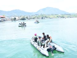 20 Kapal Patroli Milik Polri, TNI, Basarnas Siaga Amankan Perairan Danau Toba Selama F1 Powerboat