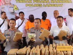 Polres Langkat Amankan  2 Tersangka Terpisah Pembawa  233 Kg Ganja dan 1 Kg Sabu, Kapolres  Selamatkan 237.000 Orang dari Bahaya Narkoba