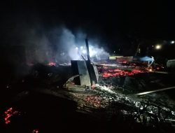 Korsleting Listrik, Tiga Rumah Ludes Terbakar di Bahorok