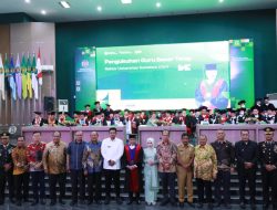 Wali Kota Binjai Hadiri Pengukuhan Guru Besar Tetap Rektor Universitas Sumatera Utara