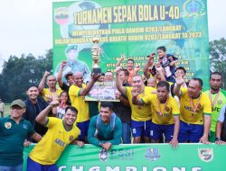 Ijeck FC Juarai Turnamen Sepak Bola U-40 Dandim 0203/Lkt Cup