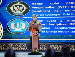 Kapolri Tekankan Optimalisasi Fungsi Logistik untuk Kawal Kebijakan Pemerintah hingga Amankan Pemilu