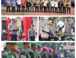 Jelang Ramadan, Polres Langkat Gelar Apel Keselamatan Toba 2023.