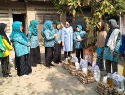 Sambut Ramadan, PKK Langkat Bagi Paket Sembako Kaum Dhuafa