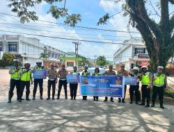 Selama Ops Keselamatan Toba 2023, Sat Lantas Polres Labuhan Batu Terjadi 1 Laka dan Tindak 592 Pengendara