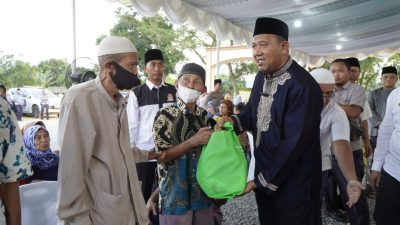 Plt Bupati Langkat Safari Ramadan ke Selesai, Beri Bantuan Rp 20 Juta dan Paket Sembako