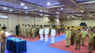 Sekdako Binjai Lantik 43 Pejabat Administrator dan Pengawas