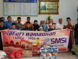 Safari Ramadan SMSI Sumut, Berbagi Sembako di Panti Asuhan Medan