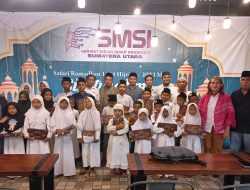 SMSI Sumut Buka Puasa Bersama dan Santuni Anak Yatim Piatu