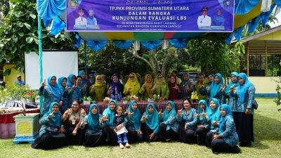 Tim Evaluasi TP PKK Provsu Kunjungi Nominasi  Desa Percontohan LBS di Perkebunan Bukit Lawang Bahorok
