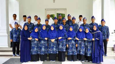 Plt Bupati Syah Afandin Melepas Kafilah Langkat Ikuti STQ Sumut, 20-26 Mei