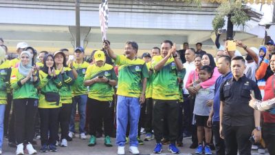 Semarakkan HUT Binjai ke -151 Tahun, Pemko Binjai Gelar Jalan Santai