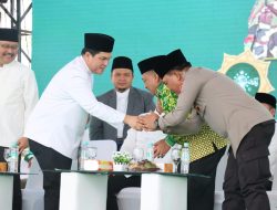Kapolda Sumut dan Menteri BUMN Erick Thohir Sukuran 1 Abad NU di Ponpes Mustafawiyah Madina