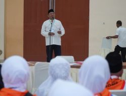 Lepas 368 JCH  Langkat dari Asrama Haji Medan , Plt Bupati Langkat Minta Jamaah Doakan Langkat Mendapat Berkah Allah SWT