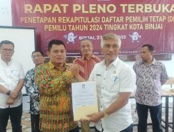 KPU Binjai Tetapkan DPT Pemilu 2024,  215.861 orang.