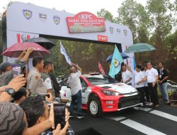 Wagub Sumut Buka Kejurnas KFC Danau Toba Rally 2023, Diikuti 39 Pereli