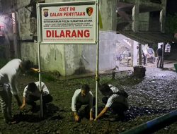 Ditreskrimum Polda Sumut Sita Pabrik Kelapa Sawit PT DPA di Kuala