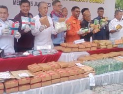 Musnahkan Narkoba Senilai Rp690 Milyar, Kabid Humas : Bukti Kapolda  Sumut Komitmen Berantas Narkoba