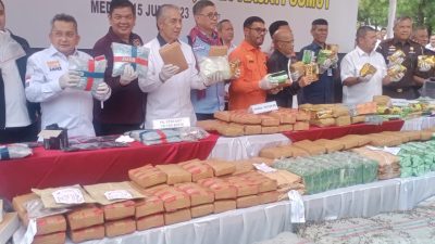 Musnahkan Narkoba Senilai Rp690 Milyar, Kabid Humas : Bukti Kapolda  Sumut Komitmen Berantas Narkoba