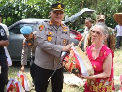 Sambut HUT ke -77 Bhayangkara, Polres Langkat Baksos dan Bansos Rumah Ibadah