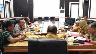 Fokopimda Langkat Bahas Bentrok OKP hingga Cuaca Ektrim, Plt Bupati :Permasalahan yang Menjadi Tanggungjawab Bersama