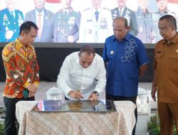 Gubsu dan Plt Bupati Silaturahmi dengan Masyarakat Langkat