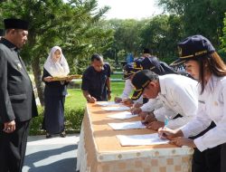 Pemkab Langkat Lantik 679 PPPK Tenaga Guru dan Teknis, Syah Afandin :  Wujudkan Tujuan Reformasi Birokrasi