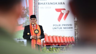 Gubsu Edy Rahmayadi Hadiri Peringatan HUT ke 77 Bhayangkara, Berharap Polda Sumut Terus Berikan Pelayanan yang Terbaik Kepada Masyarakat
