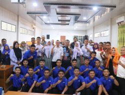Sekdako Binjai Lepas Program Latih Kerja dan Paskibraka Provsu