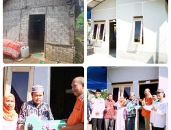 Plt Bupati Langkat Serahkan Kunci Bedah Rumah, Sepanjang Sejarah Baru,  Syah Afandin Terbanyak Anggarkan Perbaikan Jalan Rp150 M