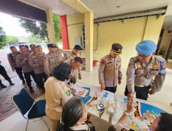 Berantas Peredaran Narkoba, Propam Polda Sumut Test Urine Personel