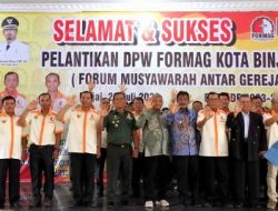 Formag Kota Binjai Periode 2023-2028 Dilantik, Wali Kota : Umat Kristiani Jangan Hanya Membangun Persaudaraan Internal