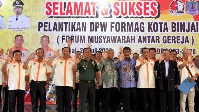 Formag Kota Binjai Periode 2023-2028 Dilantik, Wali Kota : Umat Kristiani Jangan Hanya Membangun Persaudaraan Internal
