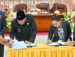 Pemkab Langkat Hadiri Paripurna KUPA dan PPAS P- APBD 2023