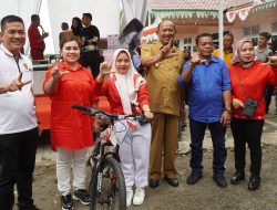 Pawai Karnaval Jelang HUT ke-78 RI Diikuti 10 Kades se-Sirapit, Nyatakan Dukung Syah Afandin Jadi Bupati Langkat 2024-2029