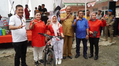 Pawai Karnaval Jelang HUT ke-78 RI Diikuti 10 Kades se-Sirapit, Nyatakan Dukung Syah Afandin Jadi Bupati Langkat 2024-2029
