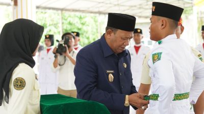 58 Calon Paskibraka Kabupaten Langkat 2023 Dikukuhkan