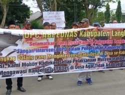 BPD Langkat Unjukrasa  di DPRD, Kejari dan Polres Minta Usut Adanya Dugaan “Proyek Titipan” di APBDesa Langkat