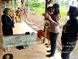 Kapolsek Medan Tuntungan Door to Door Ajak Warga Jaga Kamtibmas