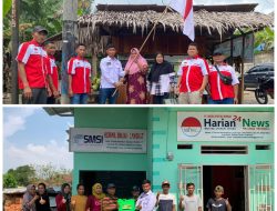 HUT ke-78 RI, SMSI Bagikan Bendera Merah Putih dan Sprayer Elektrik