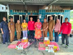 Pemko Binjai Salurkan Bansos 2 KK Korban Kebakaran Rumah